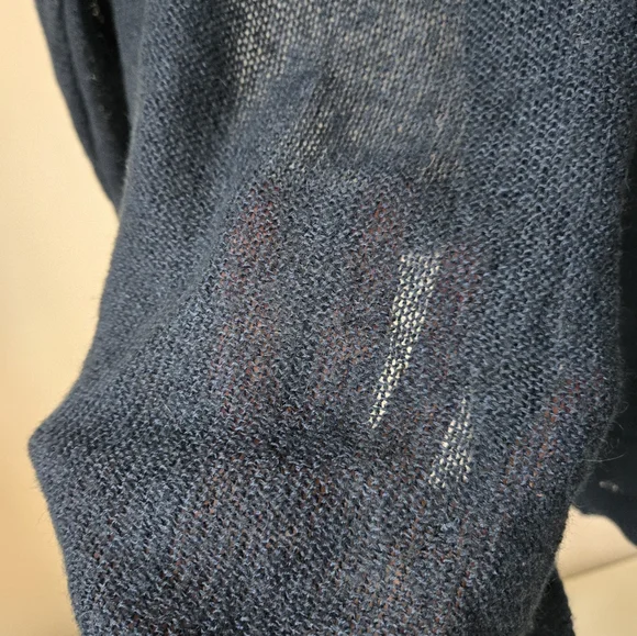 LAFAYETTE 148 Alpaca/ Wool Lightweight Open Front Teal Cardigan. Size 1X - Picture 3 of 11